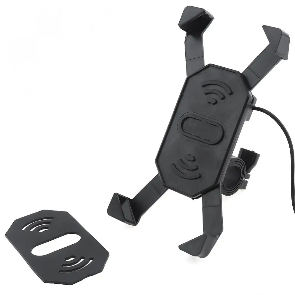 12-24 V DC 5V 2.1A USB ABS многофункциональное телескопическое поворотное мотоциклетное зарядное устройство для 3,5-6 дюймового мобильного телефона