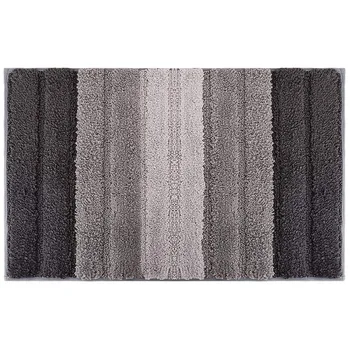 

Stripe Door Mat, Non-Slip Soft Micro-fiber Entry Way Welcome Doormat Bathroom Rug, Heavy Duty, Absorbent, Machine Wash Bath Mat