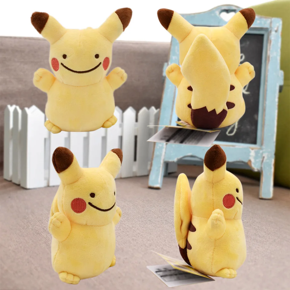 17 см японская аниме Кукла драконит плюшевые игрушки Peluche куклы мягкие животные сидящие Куклы Kawaii желтый милый Рождественский festy