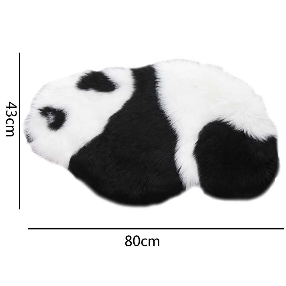 Мягкое украшение спальни Гладкий супер милый ковер для пола, имитирующий коврик в виде панды, толстая гостиная для детей, домашние плюшевые