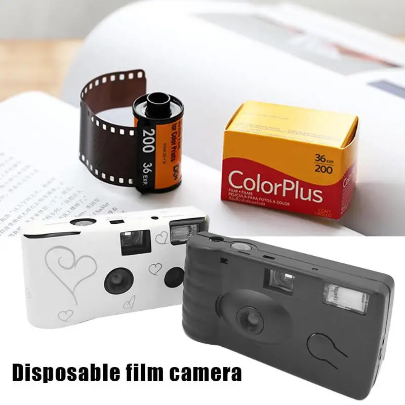 

Retro 36 Photos 35mm Disposable Film Camera Manual Fool Optical Camera Children's Gifts One Time