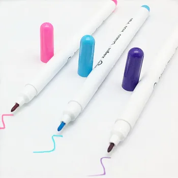 

Disappearing Erasable Ink Fabric Marker Pen Cross Stitch Water Erasable Pen &Sewing Measuring Gauge Ruler Quilting Sewing Tools