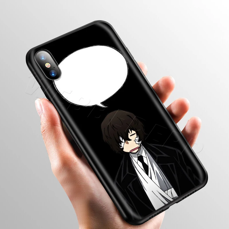 2 Чехол Webbedepp Bungou Stray Dogs Dazai Osamu для Apple iPhone 11 Pro XS Max XR X 8 7 6 6S Plus 5 5S SE - Цвет: 2