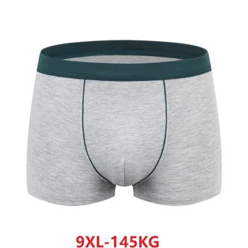 

summer men Boxer plus size big 7XL 8XL 9XL soft Breathable cotton Boxer cheap oversize Underwear elasticity 68 70 66 140KG 130KG