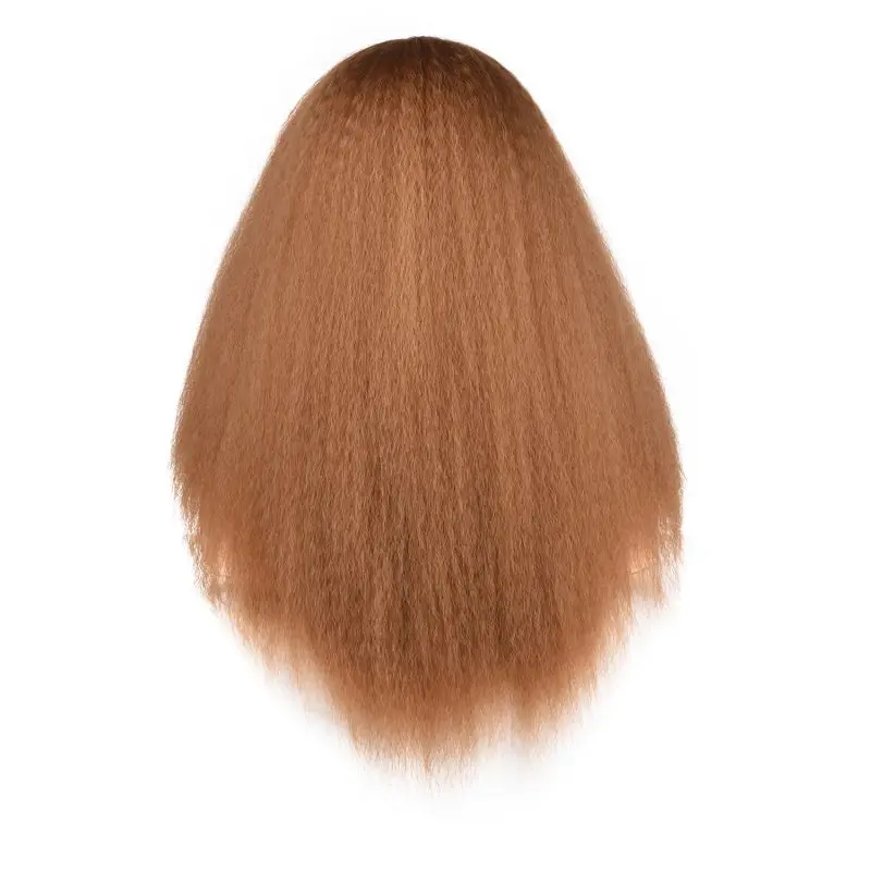 Black Wig African American Long Kinky Curly Heat Resistant Fiber Wigs For Black Women
