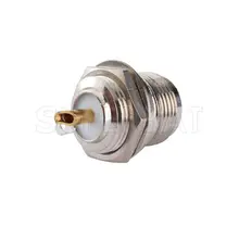 Superbat N Переднее Крепление Женский Разъем перегородка с Whorl припоя Разъем RF коаксиальный разъем