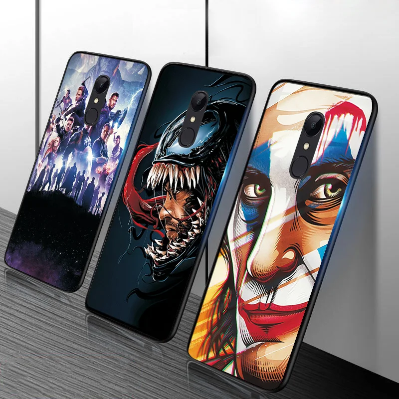 Hero для Xiaomi Redmi Note 8T чехол силиконовый чехол для Redmi Note 8 8pro Капитан Америка чехол для телефона для Note 8Pro черный ТПУ чехол s