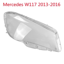 Headlamp Cover Lamp Shade Front Headlight Glass For Mercedes-Benz W117 CLA 2012 2013 2014 2015 2016 Headlight Lens
