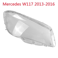 Couvercle de phare avant en verre, pour mercedes benz W117 CLA 2012 2013 2014 2015 2016 