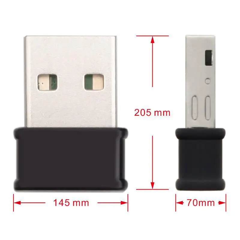 Беспроводной USB Wi Fi ключ 1200 Мбит/с для настольного ПК ноутбука 5 ГГц/867 + 2 4G/300