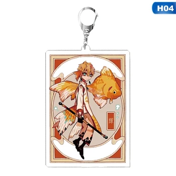 

Anime Toilet Bound Hanako kun Hanako Nene Yashiro Kou Minamoto Cosplay Acrylic Cute Keychain Bags Square Pendant Cartoon Keyring