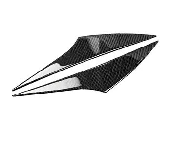 

Carbon fiber Headlight Eyebrows Eyelids Decorative Front Headlamp Eyebrow Trim Cover Stickers For Mazda 3 Axela 2014-
