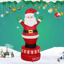 6 футов форма Санта-Клауса надувная игрушка Рождественская декоративная подставка для двора Рождественская декоративная фигурка Детские Классические игрушки 1,8 м