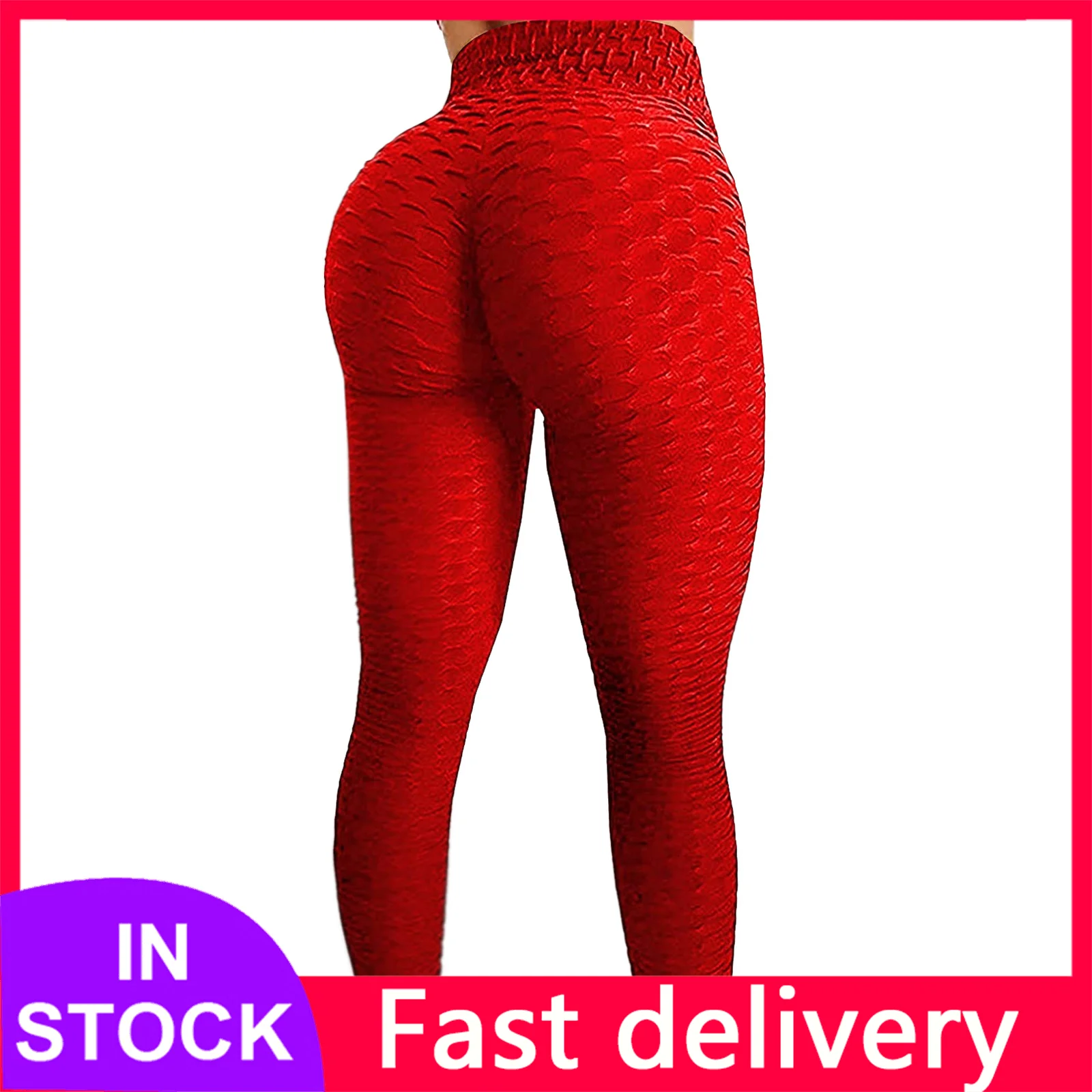 #40 Leggings cintura alta Mujer Fitness gimnasio doble deportes Pantalones de Legging delgado de la cadera arriba mujer entrenamiento, carrera, Yoga medias