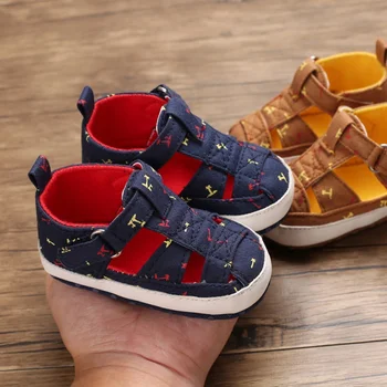 

ummer Newborn Baby Sandals Fashion Kids Boys Girls Soft Sole Crib Clogs Toddler Casual Breathable Hollow Out Sandals Shoes