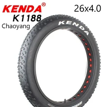 Kenda/chaoyang gordura bicicleta pneu 26*4.0 extra-largo de borracha exterior tubo interno do pneu da bicicleta da neve bicicleta gordura mtb mountain bike peças
