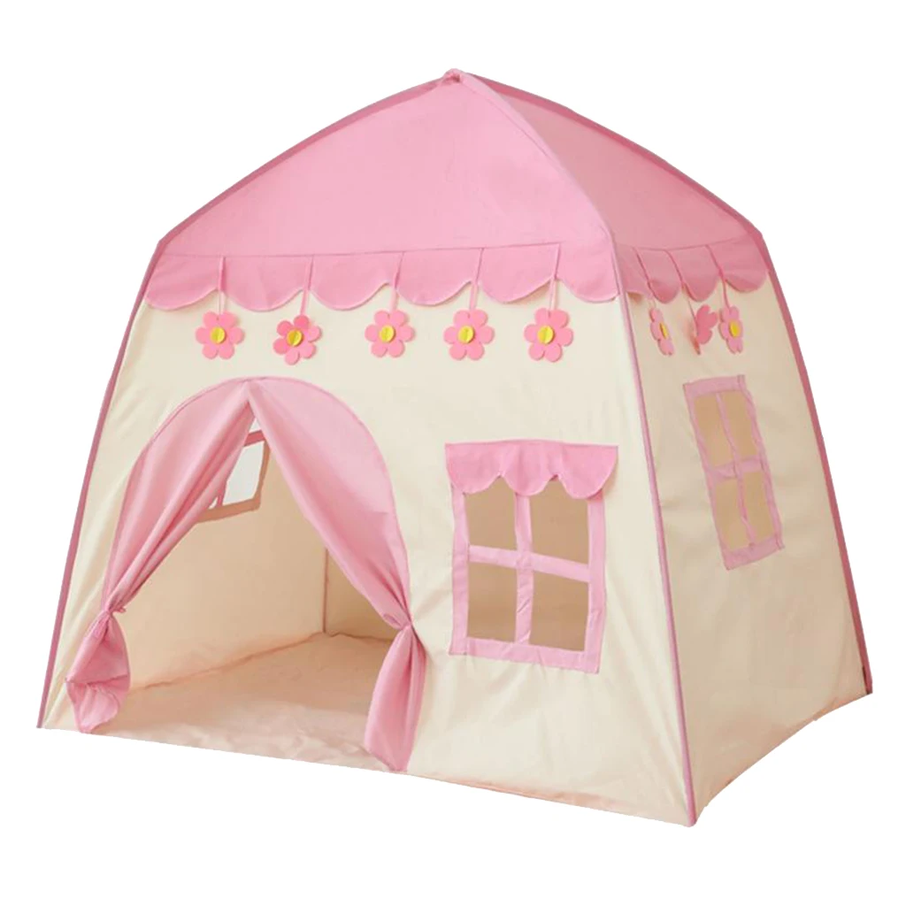 Kids Play Tent Large Space  Up Baby Tents Castle Home Garden Birthday Toy