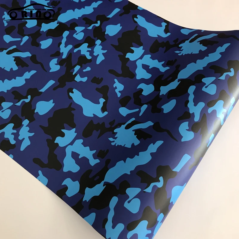 Black Blue Vinyl Wrap Film-3