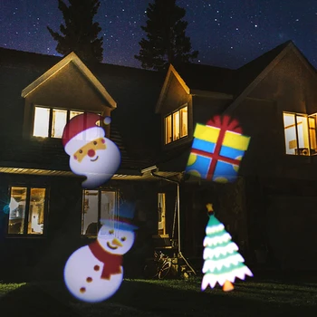 

Christmas Snowflake Projector Lights Rotating LED Stage Light Outdoor Waterproof Landscape Light Holiday Halloween Party Decor