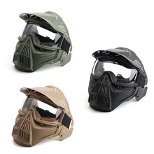 Тактический CS военный Пейнтбол страйкбол Полный уход за кожей лица защитные очки маска