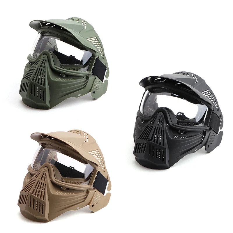 

Tactical CS Military Paintball Airsoft Full Face Protective Safety Goggles Mask