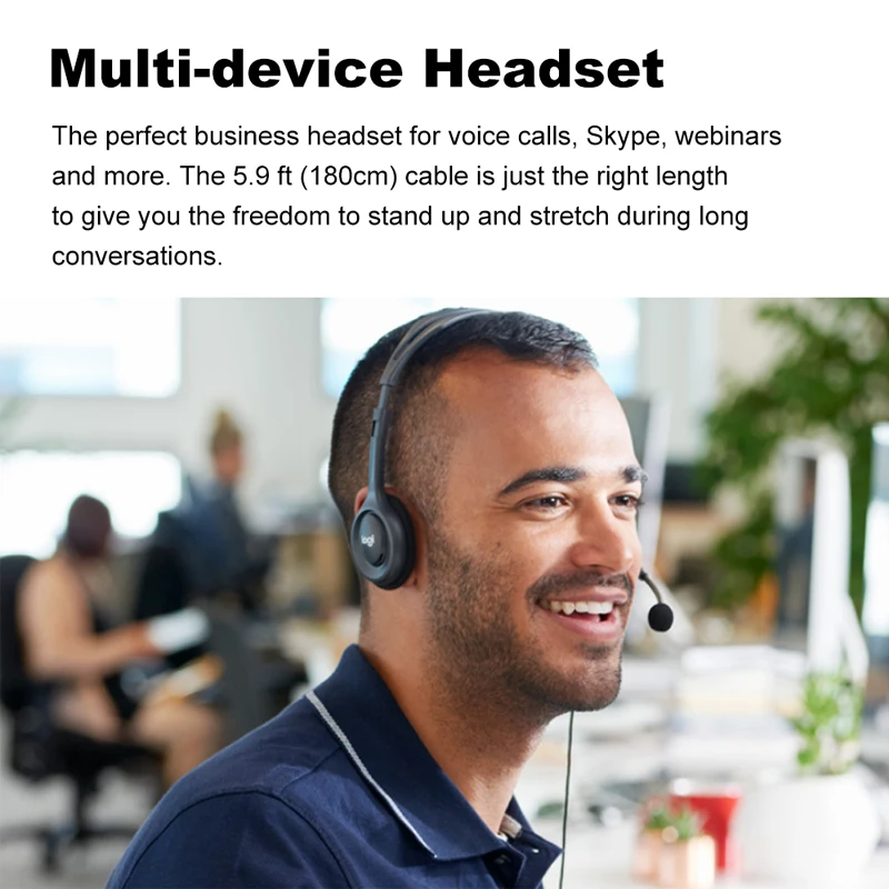 Logitech Logitech H110 H111 Headset Kabel Headset Komputer