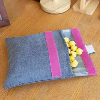

Portable Sandwich Snack Bag Reusable Washable Lunch Bag Fruit Storage Pouch Container For Parent-child School Work Travel