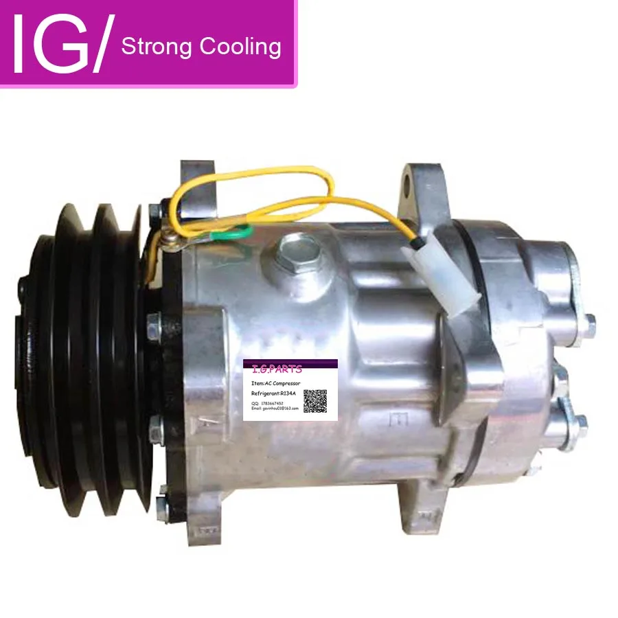

SD7H15 AC Compressor For Volvo A25D Articulated Truck 11412632 11104419 15082742 15082742 14518640