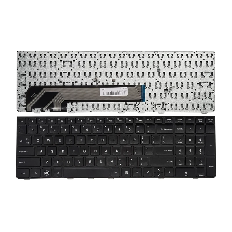 para hp Probook 4535s 4530s 4730s us Teclado Prata Preto Novidade Teclado de substituição - Imagem 2