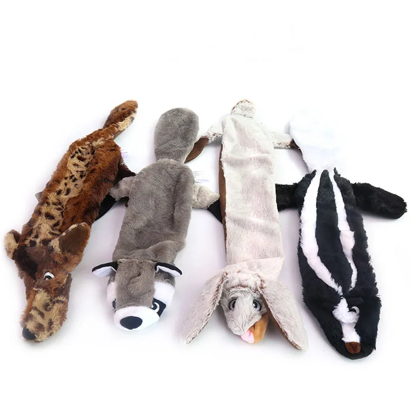 unstuffed dog toys
