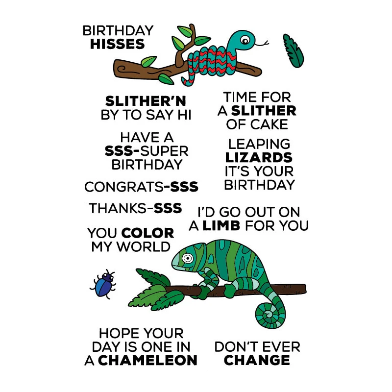 

Chameleon Transparent Clear Silicone Stamp/Seal for DIY scrapbooking/photo album Decorative clear stamp