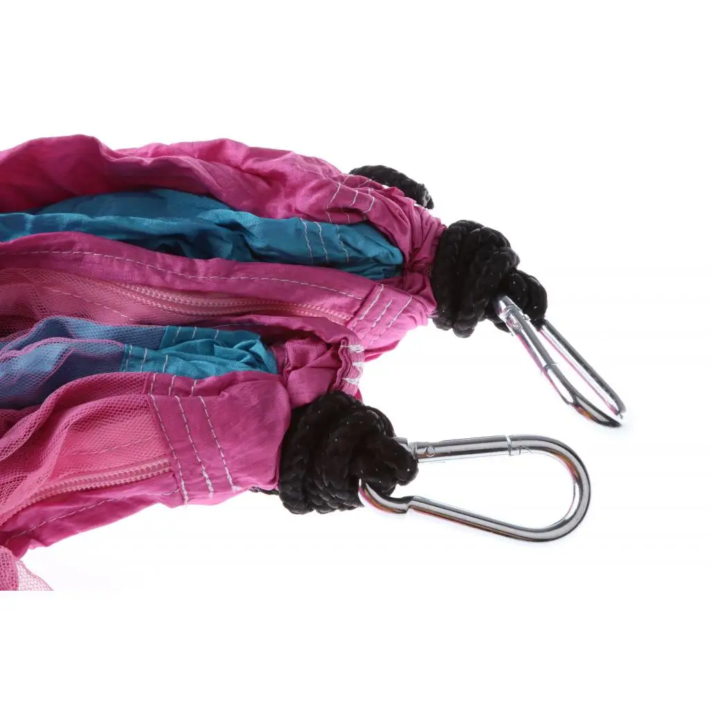 Portable Parachute Camping Hammock with Mosquito Net for Backyard Backpacking