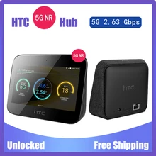 2021 New HTC 2.63Gbps 5G  HUB  WiFi Router With 7660 Battery And Support 20 Devices For Australia and US version