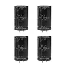 4 шт. 30x50 мм аудио электролитический конденсатор 10000 мкФ 63 в электронный компонент для усилителя