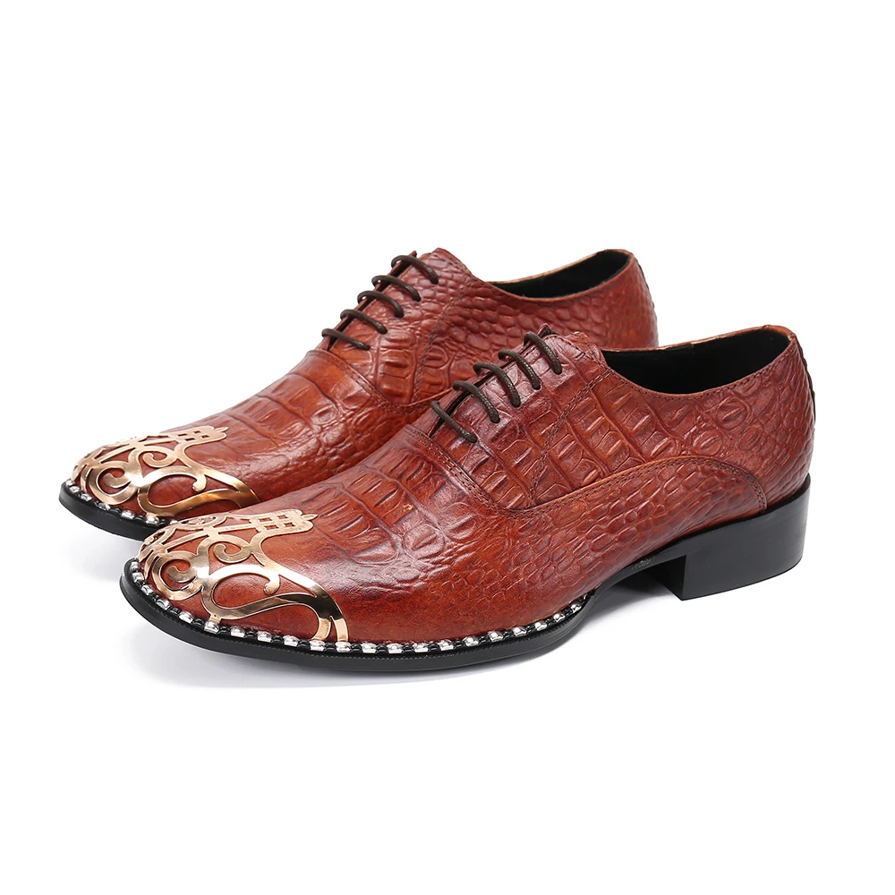 

Wholesale Casual Shoes Handmade steel-toed Men'S Shoes Lace up High Quality Genuine Leather Men Shoes Big Size 47