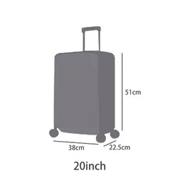 Водонепроницаемое покрытие чемодана прозрачные чехлы для багажа Размеры 20,22, 24,26, 28 защитный слой от пыли #137