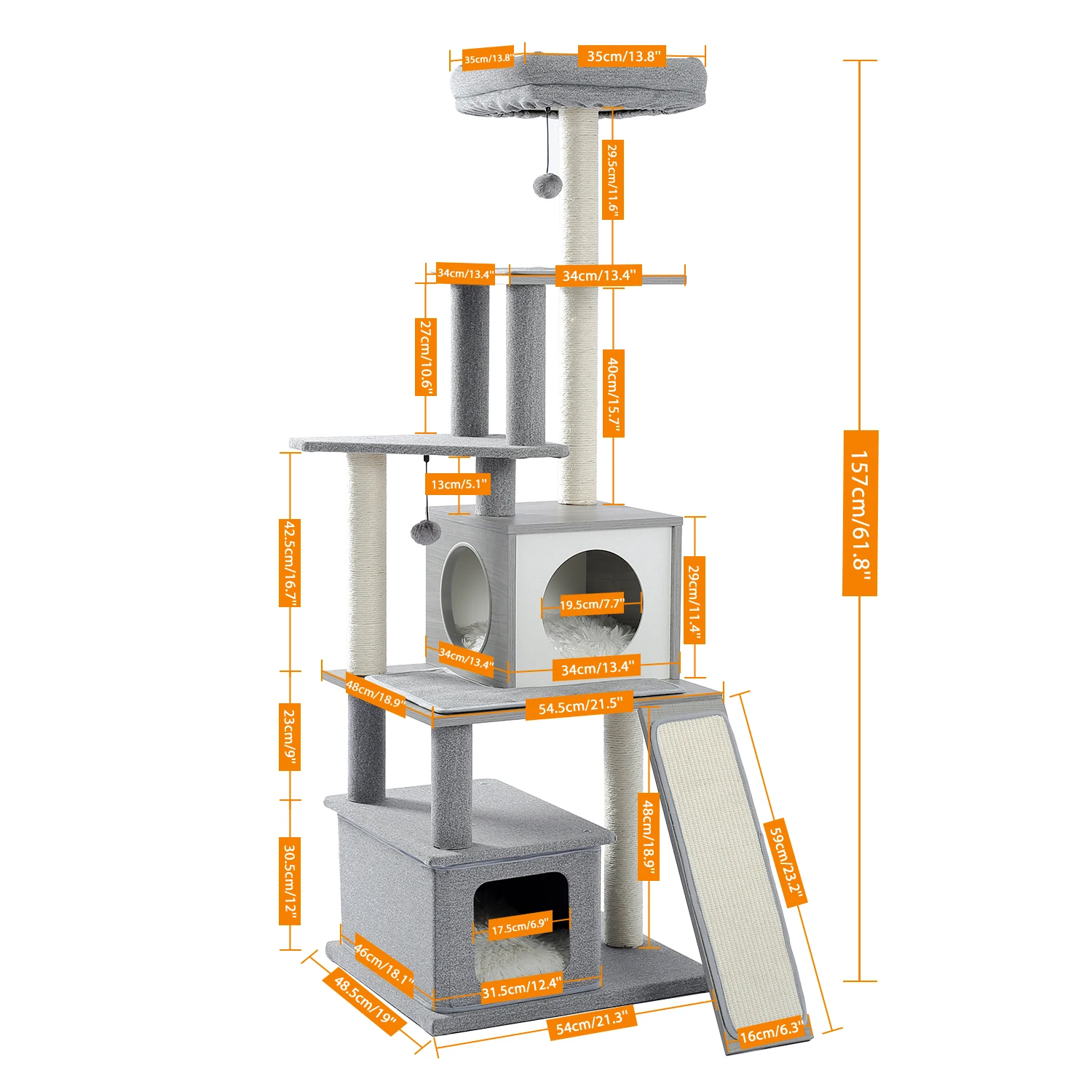 Title 42, Fast Delivery Cat Tree House Plush Condo Scratc...