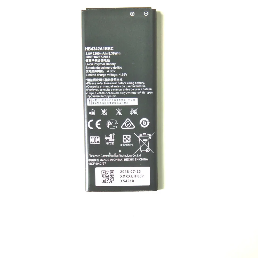 Westrock 2200Mah Hb4342A1Rbc Batteria Per Huawei Y5Ii Y5 Ii 2 Ascend 5 + Y6 Honor 4A Scl-Tl00 Honor 5A Lyo-L21 Cellulare