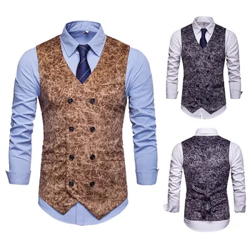 

In the autumn of 2019 the new leisure fashion leopard suit vest vest men's code