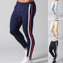 Pantalones ajustados para hombre, deportivos y de ocio, absorbentes del sudor, Color impactante, con cremallera, nuevos estilos de otoño