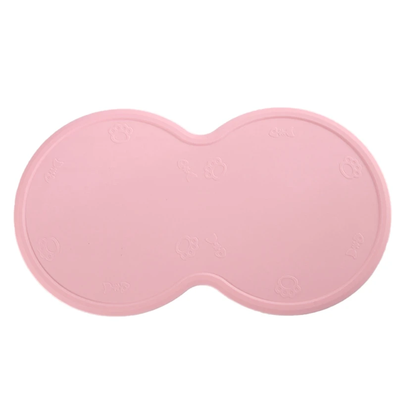 

Anti-Slip Silicone Mat for Dog Bowl Drinking Pet Cat Feeding Mat Pad Pets Feed Placement Dog Accessories