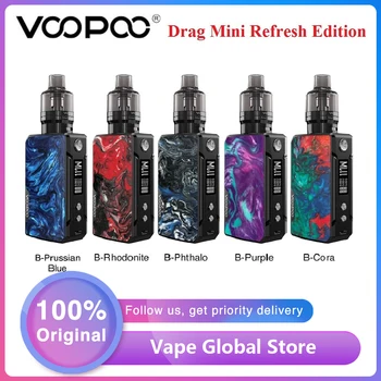 

Original VOOPOO Drag Mini TC Kit Refresh Edition With 4.5ml PNP Tank & 4400mAh Battery Fit PnP Coils Vape kit VS Drag X / Drag 2
