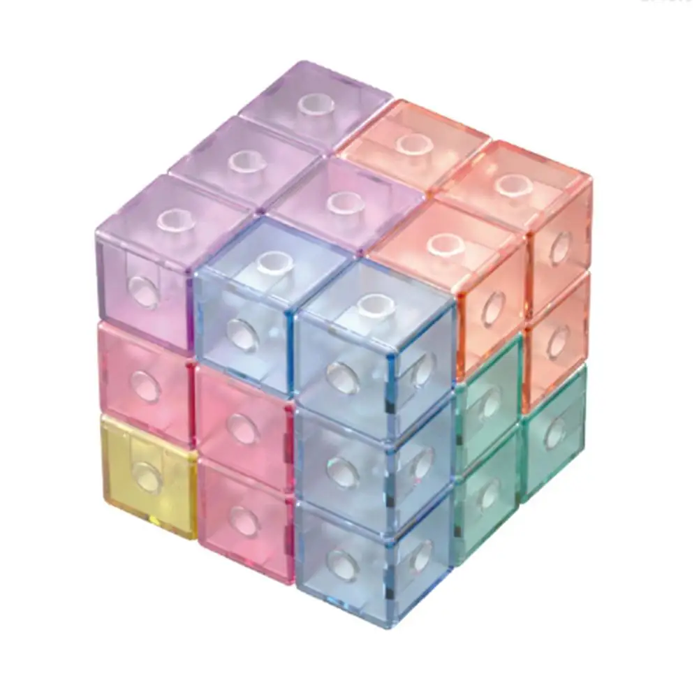 

2019 New Magnetic Building Blocks Kids Building Tile Set Puzzle Magic Cube Educational Toys Gift For Baby Toddlers