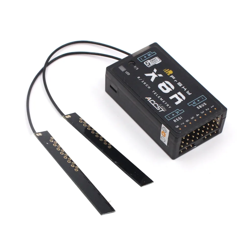

FrSky 2.4G S.Port 8/16ch Telemetry Receiver X8R for Taranis X9D - PCB Antenna Free shipping
