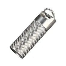 Чехол, бутылка для лекарств, для путешествий, водонепроницаемый, для дома, прочный, для пожилых людей, для улицы, портативный контейнер для таблеток, держатель, коробка из титанового сплава