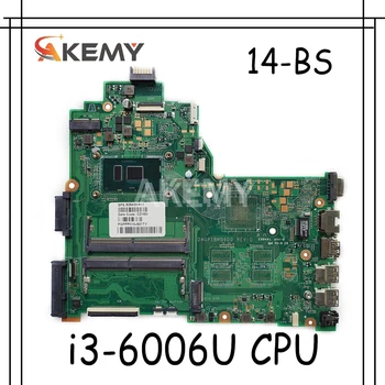 شراءAkemy ل HP 14-BS 240 G6 سلسلة اللوحة المحمول DA0P1BMB6D0 مع SR2UW I3-6006u CPU 925423-001 925423-501 100% اختبار