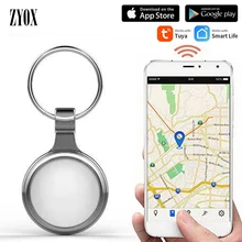 Tuya – Mini détecteur de clé, Bluetooth, application Smart Life, étiquette intelligente, traceur GPS, sac pour animaux de compagnie, localisateur de clé, portefeuille, dispositif Anti perte 