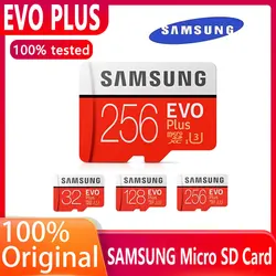 Speicher Karte Sd Karte SAMSUNG EVO PLUS 256GB alta velocidad 100 MB/S Micro SD Klasse 10 U3 TF Karten UHS I 128G 64GB 32GB Micro