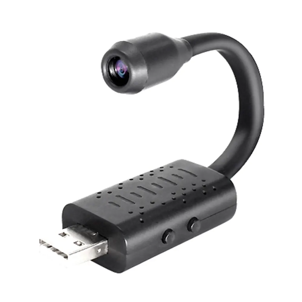 black 1080P No Wifi U21 Full HD 4K 1080P мини-камера Wi-Fi для домашней безопасности, широкоугольная видеокамера ночного видения с функцией обнаружения движения, микрокамера, эндоскоп - Цвет: black 1080P No Wifi