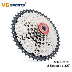 VG спортивный велосипед MTB кассета 8 скорость Передаточное число 11-42T велосипедная обгонная муфта горный велосипед Звездочка велосипед